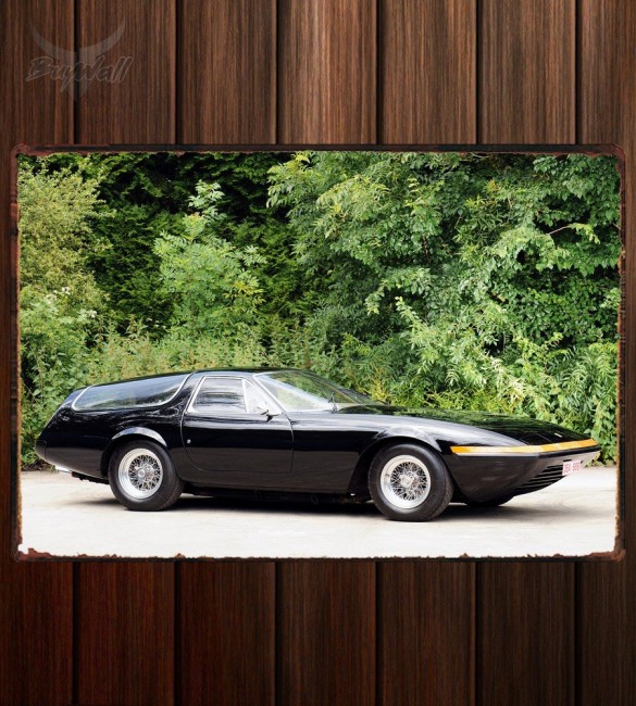 Металлическая табличка Ferrari 365 GTB 4 Shooting Brake Металлическая табличка Ferrari 365 GTB 4 Shooting Brake